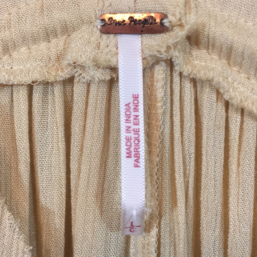 NWT Free People Garbanzo Will Wait maxi dress Boho - Picture 9 of 13